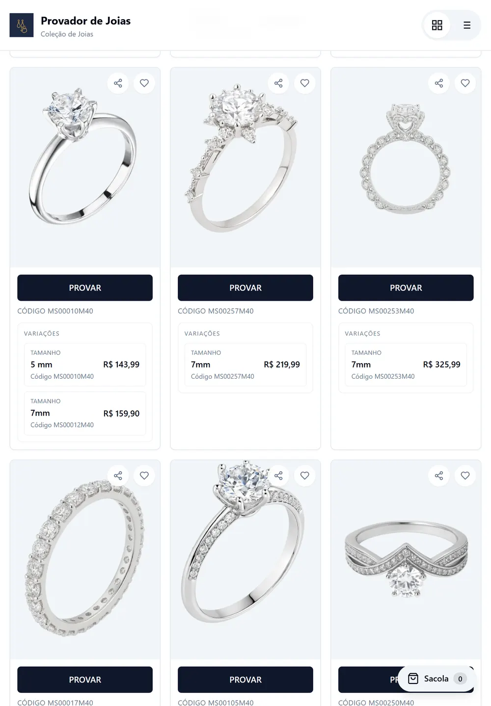 Jewelry Try-On demo